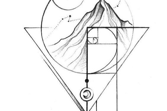 Тату ескізи геометрія