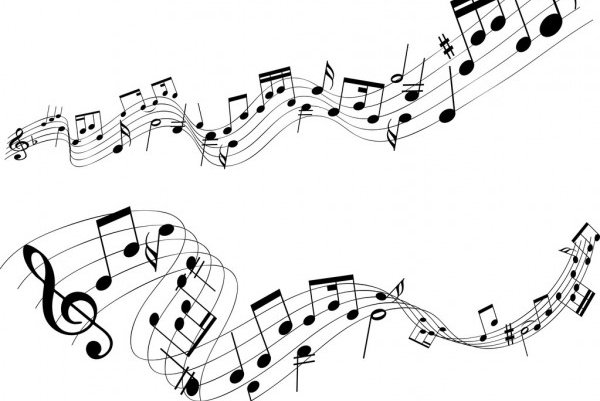 Тату эскизы нот