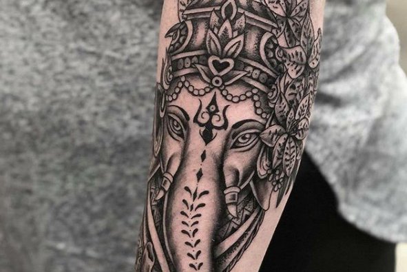 Тату ескізи Ганеша