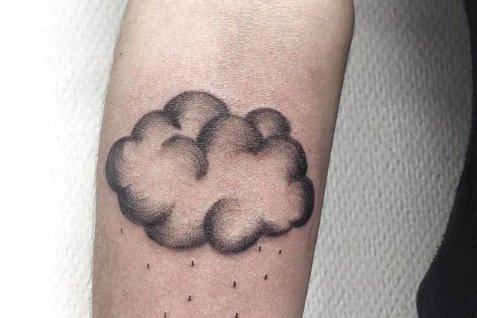 Тату ескізи хмари