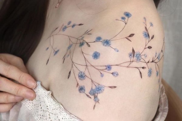 татуювання незабудка