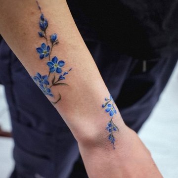 татуювання незабудка
