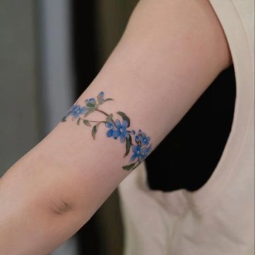 татуювання незабудка