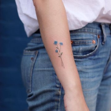 татуювання незабудка