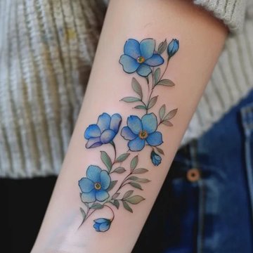 татуювання незабудка