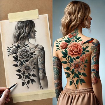 примерка эскиза