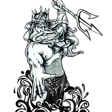 Тату-ескізи "Тризубця"