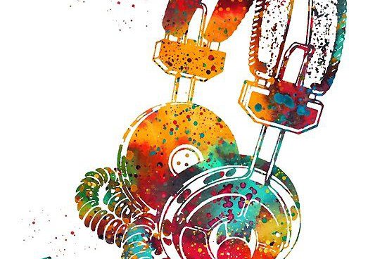 Тату-ескіз навушники