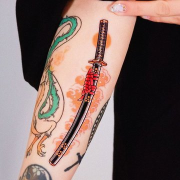 Тату-ескізи Катана