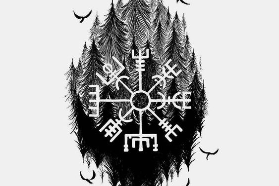 Тату скандинавские руны