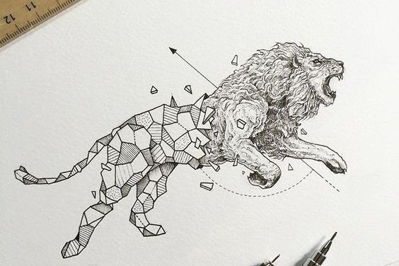 Тату эскизы геометрия