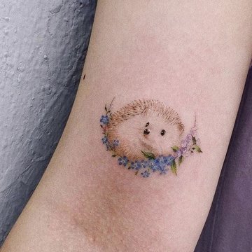 Тату ескізи їжак