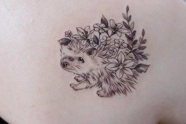Тату эскизы еж
