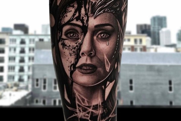 Тату в стилі Марвел