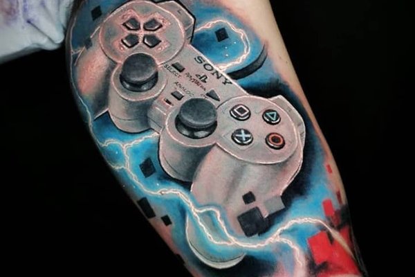 Тату ескіз джойстик