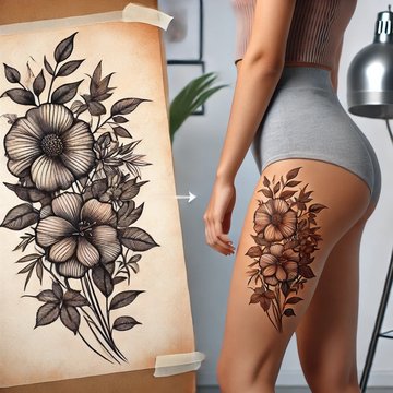 примерка эскиза