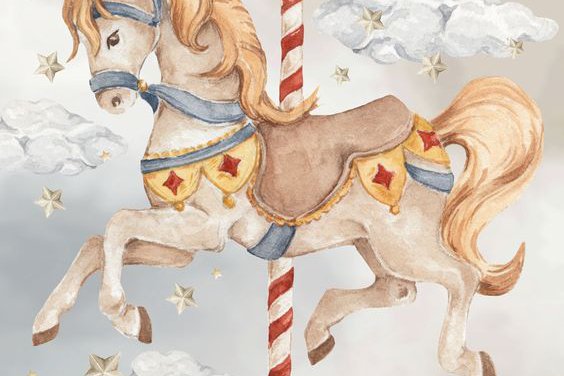 Тату-эскиз карусель