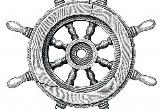 Тату ескіз «Штурвал»