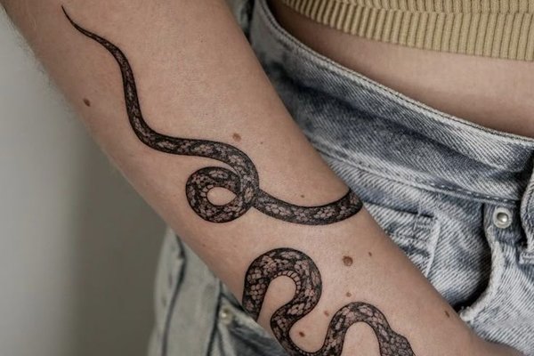 Тату эскизы змея