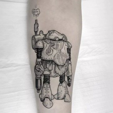 Тату - ескізи "Робот"
