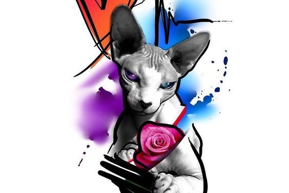 Тату эскизы акварель