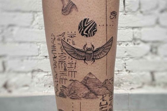 Татуировки на ногу для мужчин