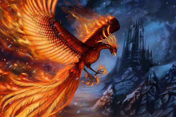 Тату ескізи жар-птиця