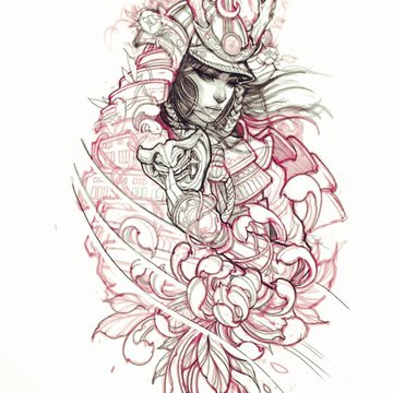 Тату-ескізи "орієнтал"