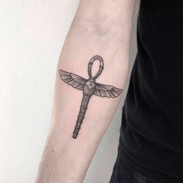 татуировка анх