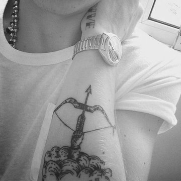 Микита Горюк, татуювання