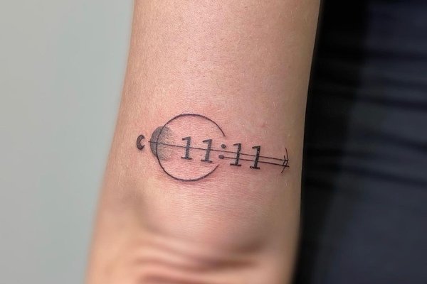 Тату с цифрами