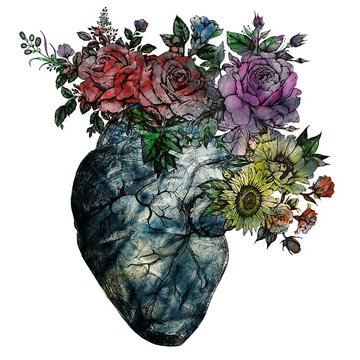 Тату эскизы сердца