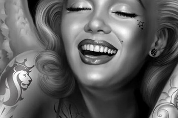 Тату эскизы Мэрилин Монро