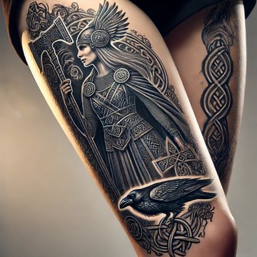 тату вальгалла значення ескіз