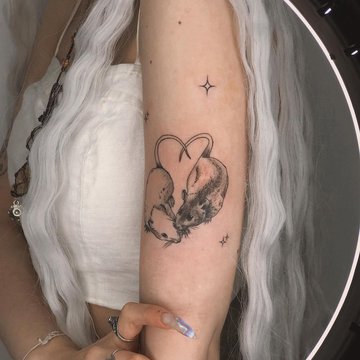 цветная тату