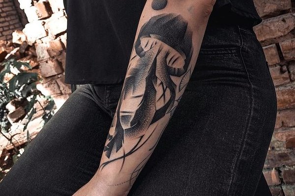 Женские тату на руку
