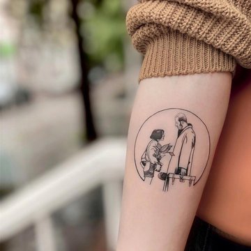 Женские тату на руку