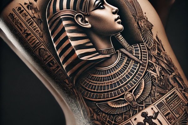 Тату - эскизы фараон