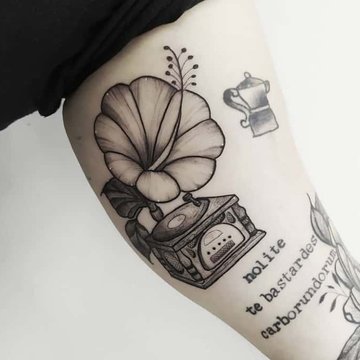 Тату ескізи грамофон