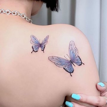 Тату эскизы бабочка