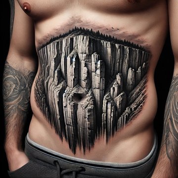 тату скалы значение эскиз