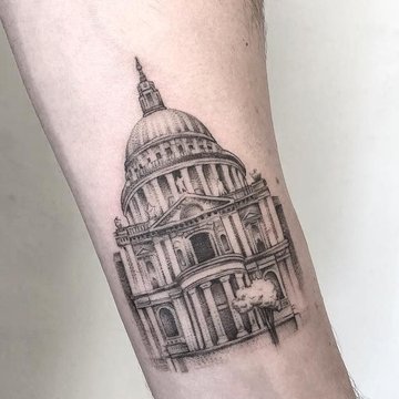 Тату исторические здания