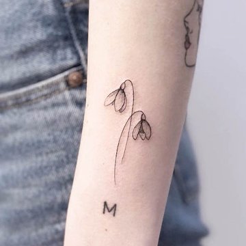 подснежник татуировка