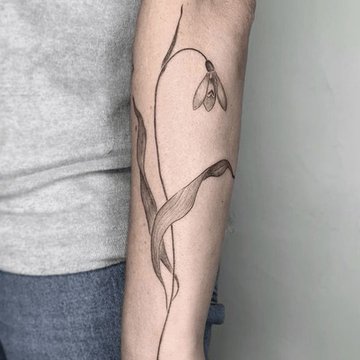 подснежник татуировка