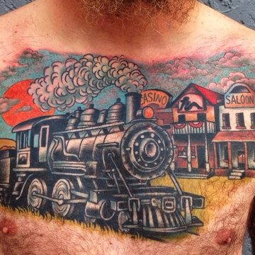 Тату - ескізи "Потяг"