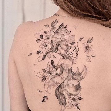 Тату кицуне