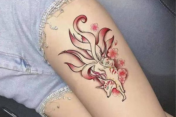 Тату кицуне - знак мудрості і сили