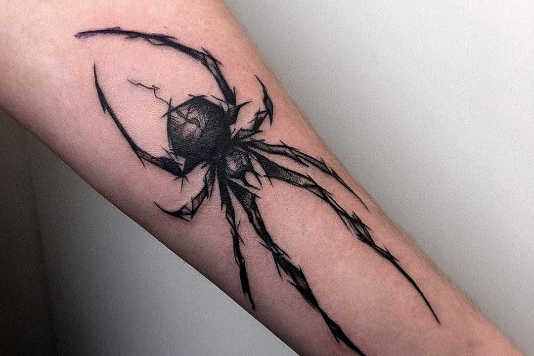 Тату эскизы паука