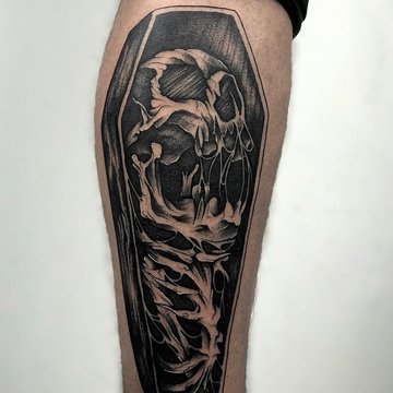 Татуировки на ногу для мужчин