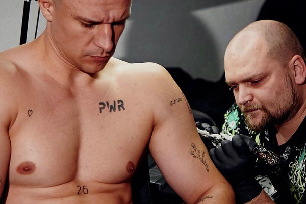 Тату Тараса Цимбалюка